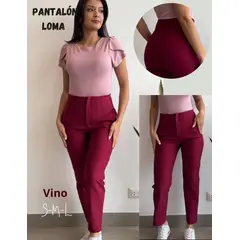 GENERICO - PANTALÓN PINZAS LOMA MUJER ROQUE