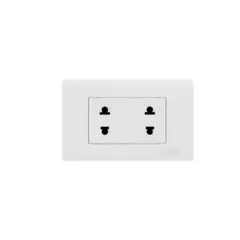 HOME LIGHT - Tomacorriente Doble deluxe