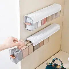 GENERICO - Organizador Acrílico de 6 Compartimientos- Blanco