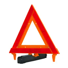 TRUPER - Triángulo de seguridad de 29 cm de alto con estuche plástico