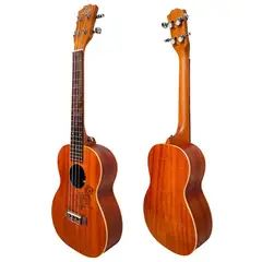 GENERICO - Ukelele Tenor importado con Tallado y Clavijeros Hidraulicos