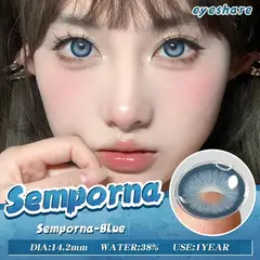 GENERICO - Lentes de contacto de colores EYESHARE - Color Blue - Azul