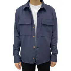 ABORIGEN - Camisaco Point Gris Oscuro de Hombre -