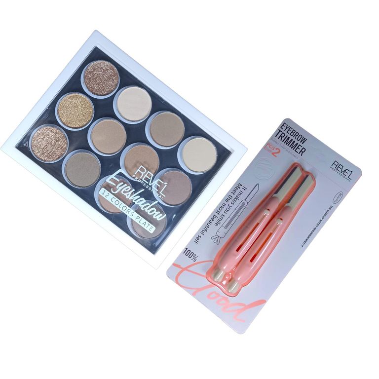 SOMBRA EYESHADOW MATTE & SHINE + PERFILADOR REVEL