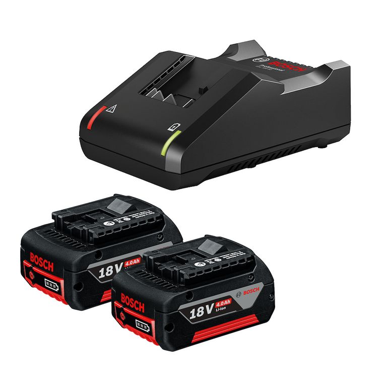Kit De Baterías + Cargador Profes. 18v 4.0 Amperios