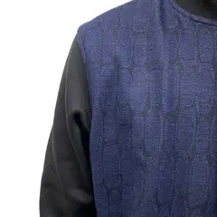 ABORIGEN - Casaca Bomber Chompera Azul de Hombre -