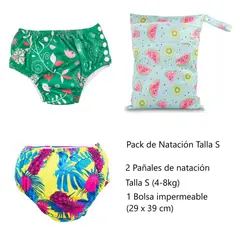 GENERICO - Pack Pañales de Natación S (4-8 kg)-Girl 1
