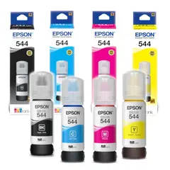 EPSON - Kit Tintas T544 Original Cyan Magenta Yellow y Black