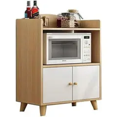 R&R MUEBLES - Mueble de Microondas Practico Ericka 2 Puertas