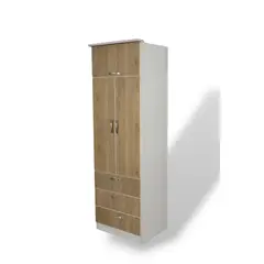 MUEBLES MACRUMO - Ropero de 60cm - Color Arena - Armado