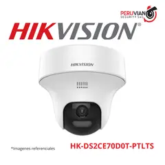 HIKVISION - Cámara PT fija con audio bidireccional de 2 MP HK-DS2CE70D0T-PTLTS