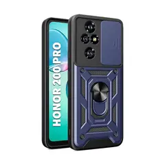 GENERICO - Case Funda Antishock HONOR 200 PRO - Protector Cámara Azul