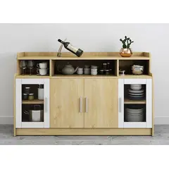 R&R MUEBLES - Mueble Organizador de Cocina Moderno Sophia 4 Puertas