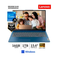 LENOVO - Laptop IdeaPad Slim 3 15IRH8 i7-13620H 16Gb Ram/ 1Tb SSD/ 15.6 FHD/ W11/ 83EM00ADLM