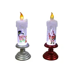 GENERICO - VELA LED NAVIDAD USB - SANTA/PAPANOEL/MUÑECO DE NIEVE