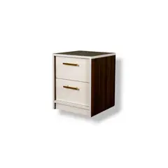 MUEBLES MACRUMO - Velador 2 cajones Color Pignetto