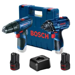 BOSCH - Taladro percutor GSB 120 + impacto GDR 120 12v