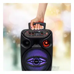 RYBIU IMPORT - Parlante Ideal para Reuniones Color Negro Y+Regalo Agendita