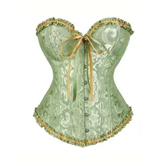 GENERICO - Corset Princesa Corse Encaje Mujer Victoriano Disfraz Halloween