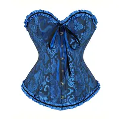 GENERICO - Corset Princesa Corse Encaje Mujer Victoriano Disfraz Halloween