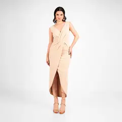 TEILOR - VESTIDO COCTEL CRUZADO MUJER