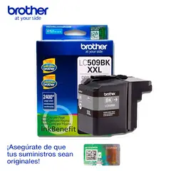 BROTHER - Cartucho de Tinta LC-509 Negro 2400 páginas