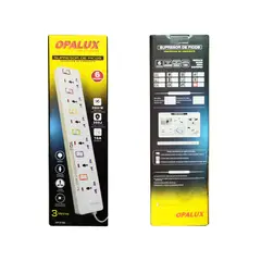 OPALUX - Supresor de Picos 6 Salidas OP-E106