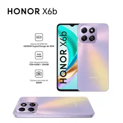 HONOR - X6b 6GB RAM 256GB COLOR MORADO ESTELAR CON CASE DE REGALO