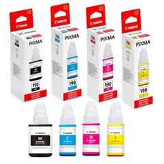 CANON - Kit Tinta 190 Cyan Magenta Amarillo Negro