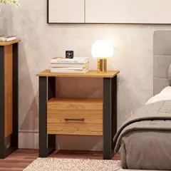 NACION MUEBLES - VELADOR HECTOR COLOR PANELA NM