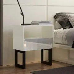 NACION MUEBLES - VELADOR ELOISA COLOR BLANCO NM