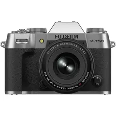 FUJIFILM - X-T50 Sin Espejo Cámara Kit Con 16-50mm f/2.8-4.8 Lente-Plata