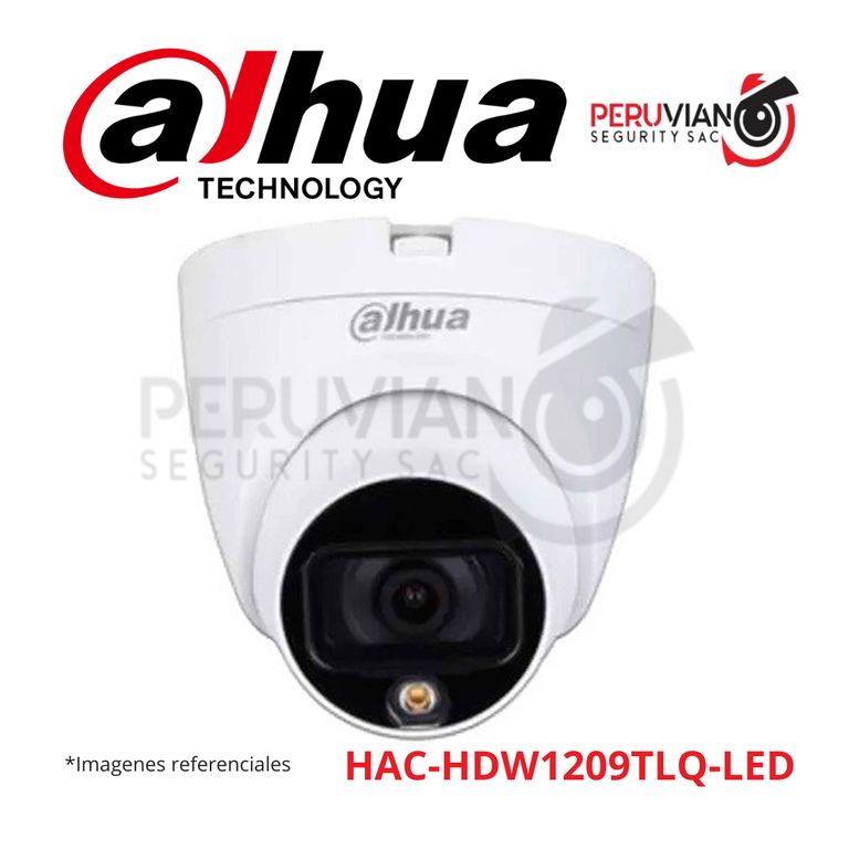 Camara Domo FHD 1080P 2MP HAC-HDW1209TLQ-LED