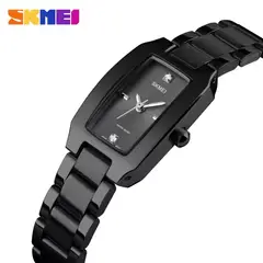SKMEI - RELOJ 1400 NEGRO CORREA ACERO PARA MUJER_.