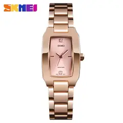 SKMEI - RELOJ 1400 ORO ROSA CORREA ACERO PARA MUJER_.