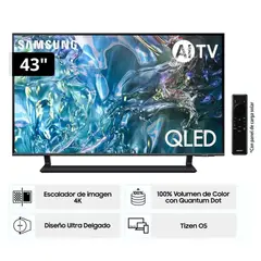 SAMSUNG - Televisor Smart TV 43 4K QLED QN43Q65DAGXPE