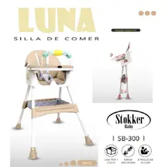STOKKER BABY - SILLA DE COMER BEBE LUNA STOKKER - BEIGE