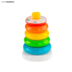 GENERICO - Torre De Aros Coloridos Rock A Stack Para Bebés