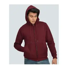 OTTOWARE - Polera con Cierre para Hombre Guinda