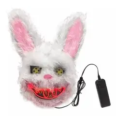 OEM - MASCARA DE CONEJO DIABOLICO LED