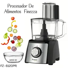 FINEZZA - Procesador de Alimentos FZ-6120PR