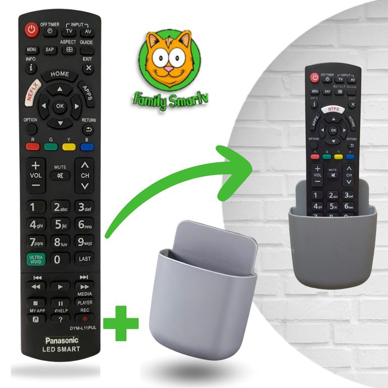 CONTROL REMOTO PANASONIC VIERA + Soporte Griis