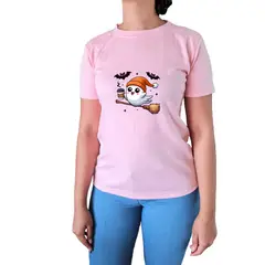 GENERICO - Polo Mujer Manga Corta FANTASMA - Nathalie Love It - Rosado