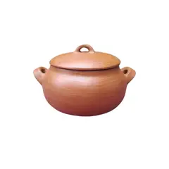 ACHALLAY ARTESANIA DE BARRO - Olla Redonda de Barro Artesanal 2K