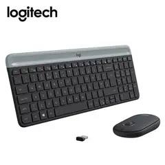 LOGITECH - TECLADO + MOUSE MK470 WIRELESS SLIM USB BLACK PN 920-009266