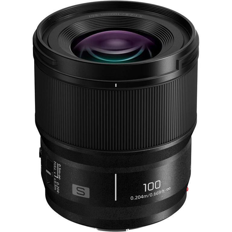 Lumix S 100mm f2.8 Macro Lente - Negro