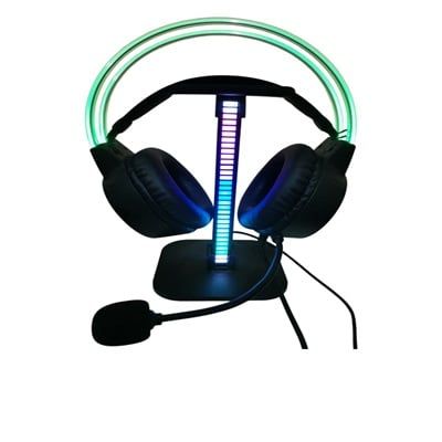 SOPORTE PARA AUDIFONO CON BARRA RITMICA RGB