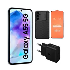 SAMSUNG - Combo Galaxy A55 8GB 256GB Navy + Accesorios