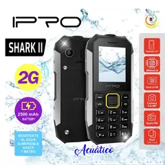 IPRO - CELULAR RESISTENTE SHARK 2 - IP67- AZUL
