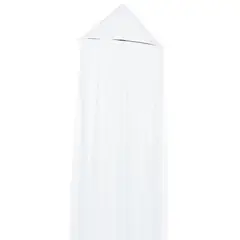GENERICO - Malla Mosquitera cortina Blanca para cama tipo cúpula